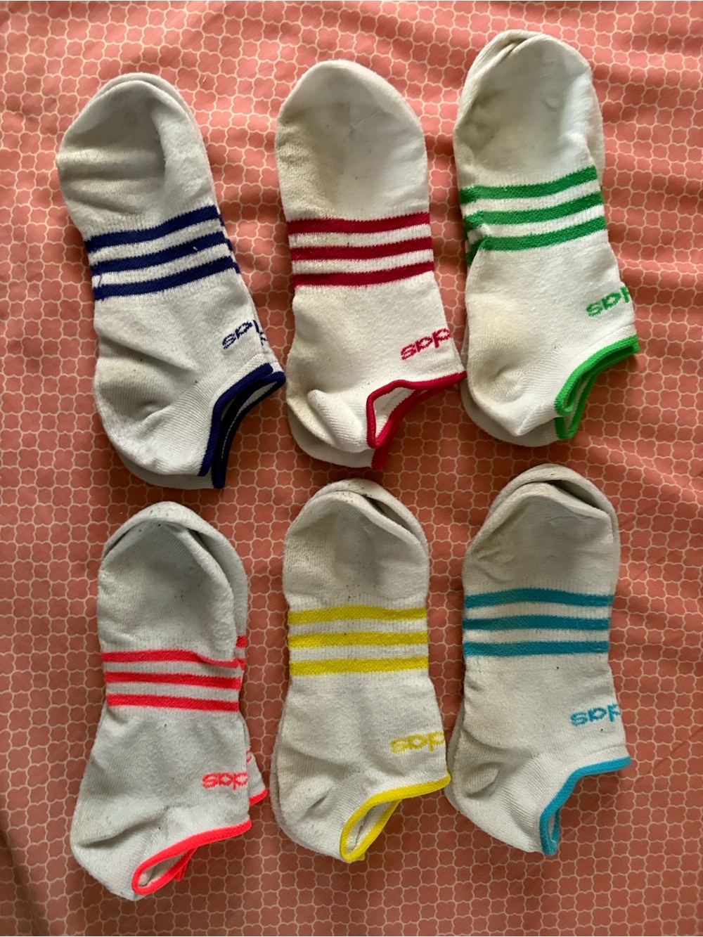 Adidas No-Show Athletic Socks - 6-Pack